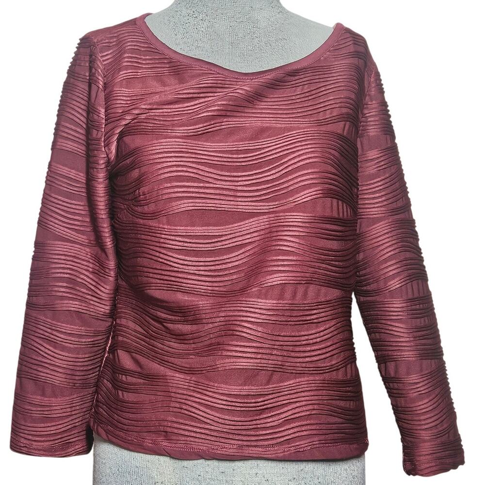 Burgendy Blouse Size Medium
